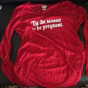 It’s the season to be pregnant long sleeve shirt